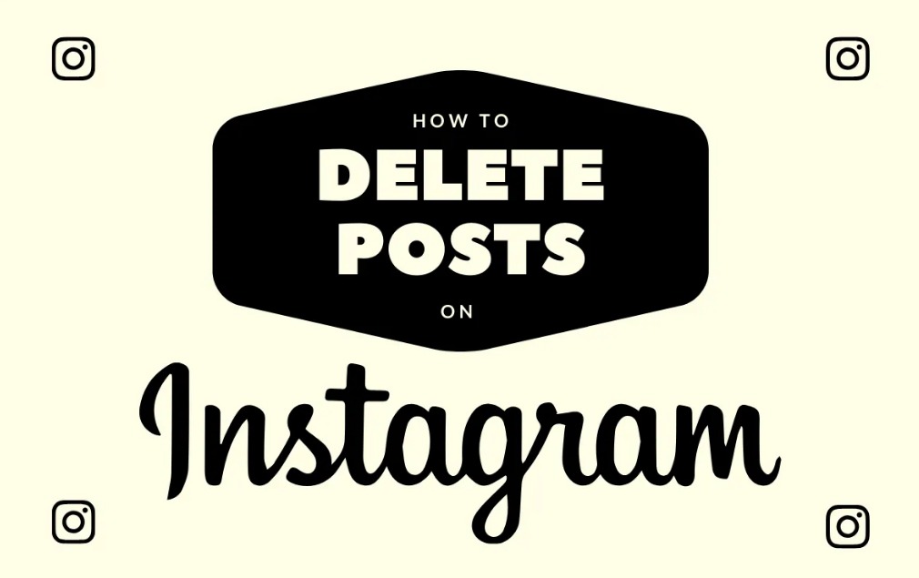 how to delete pictures on instagram on pc